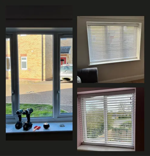 New window blind fitted neatly in a bright room